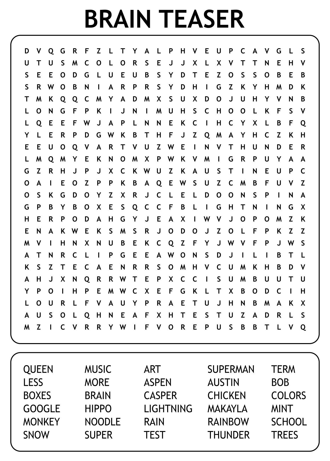 Rebus Puzzles - 10 Free Pdf Printables | Printablee in Brain Teaser Printable Paper Games For Adults