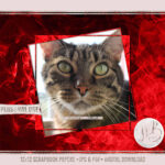 Red Flames Scrapbook Paper Download • Unique Realistic Flaming Throughout Red Printable Paper