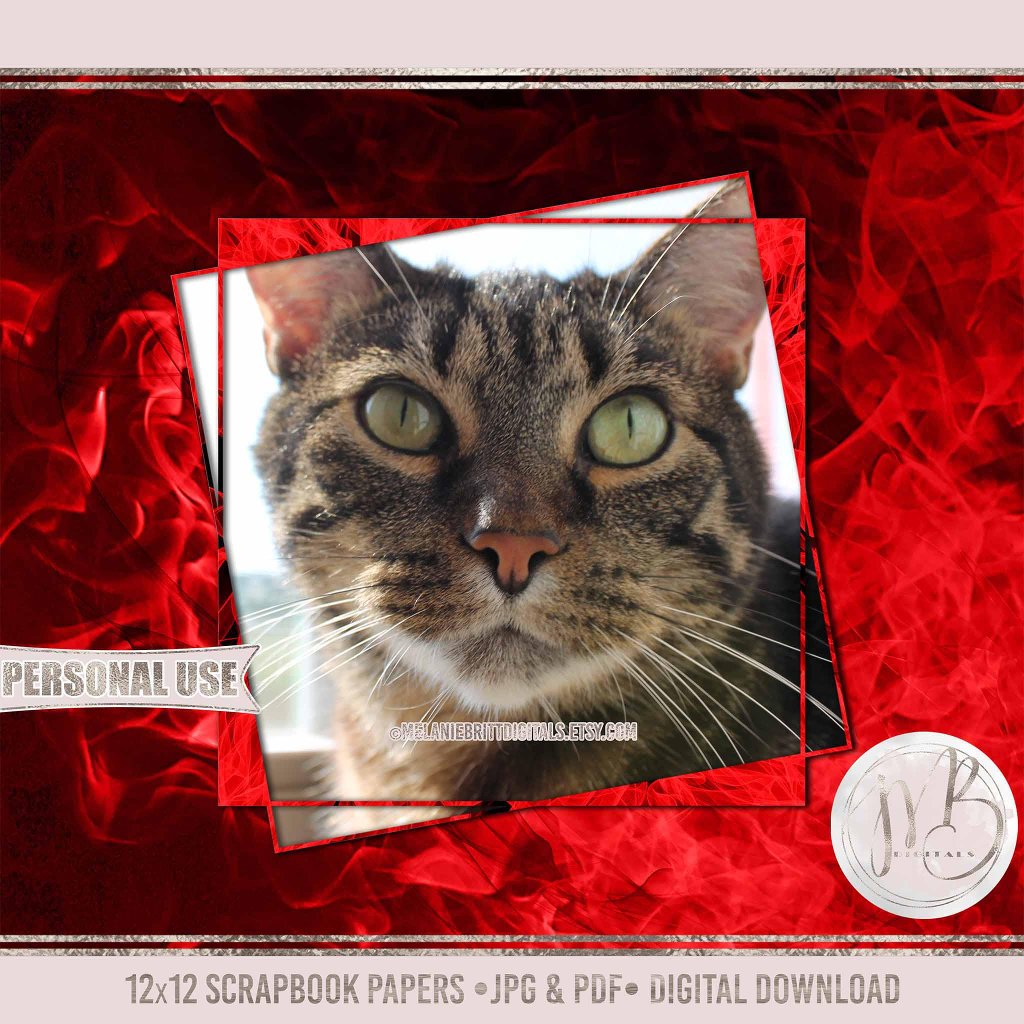 Red Flames Scrapbook Paper Download • Unique Realistic Flaming throughout Red Printable Paper