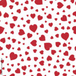 Red Hearts Seamless Pattern. Good For Textile And Paper Print Regarding Heart Printable Paper