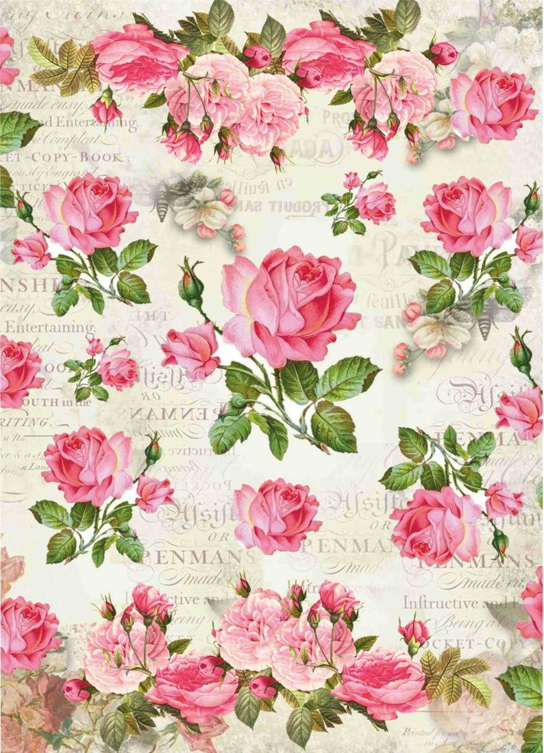 Rice Paper For Crafts Printable Rice Paper Sheets - 35Gsm with regard to Decoupage Printable Paper