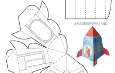 Rocket Paper Model - Free Printable Paper Modelsanton Filonov in Printable Paper Rocket Template