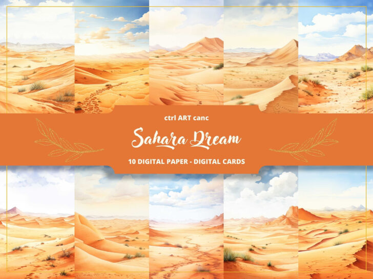 Desert Printable Paper