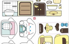 Sanrio Printable Crafts - Printable Party Favors throughout Printable Paper Crafts Sanrio