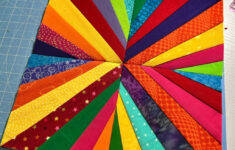 Scrap Burst Quilt Block - Free Foundation Paper Piecing Pattern with regard to Paper Piecing Quilt Patterns Free Printable