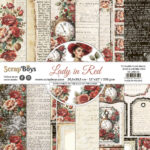 Scrapboys Designpapier "Lady In Red" Paper Pack 12X12 Inch 12 Intended For Red Printable Paper