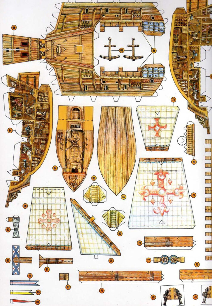 Printable Paper Ship Models | Grid Paper Printable