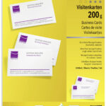 Sigel Dp839 Printable Business Cards (Micro Perforated) 85 X 55 Mm Bright  White 150 Pc(S) Paper Size: A4 With Business Card Printable Paper