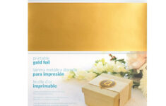 Silhouette Printable Gold Foil - Gm Crafts inside Gold Foil Printable Paper