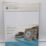 Silhouette Printable White Sticker Paper 8.5” X 11” 8 Sheets | Ebay With Silhouette Printable Paper