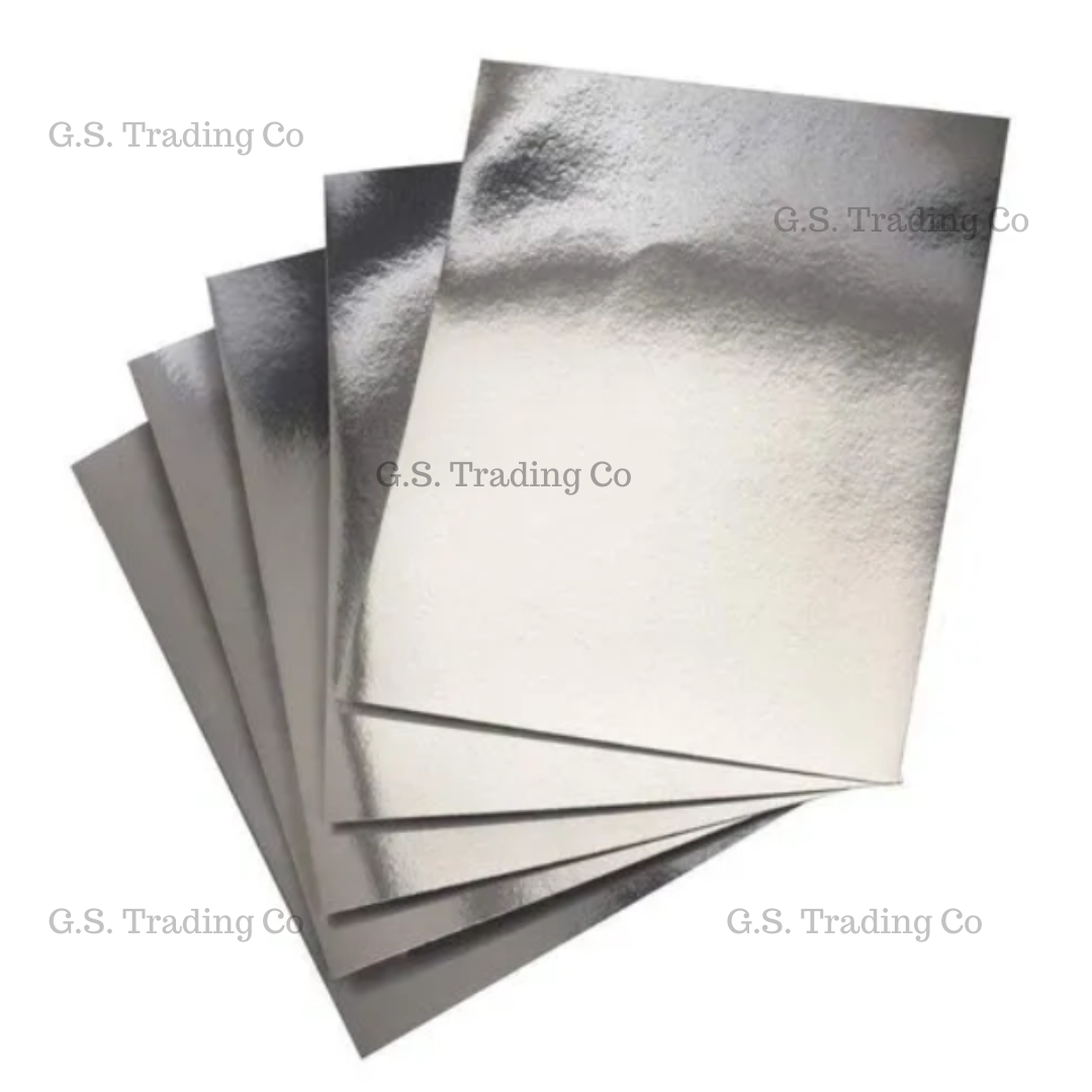 Silver Foil / Silver Metallic Gumming Sheet For High Quality regarding Silver Printable Paper