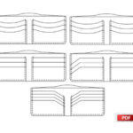 Simple Wallet Pattern Leather Card Wallet Pdf Slim Walletpdf For Printable Paper Wallet Template