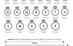 Size Guides - Windsor Goldsmiths And Jewellers. regarding Free Printable Paper Ring Sizer