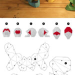 Skull • Diy Papercraft • Template Pdf • 3D Polygon Sculpture Within Printable Paper Crafts For Adults