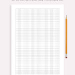 Small Grid Paper Printable, Squared Paper, Planner Inserts, A4/A5 In Small Printable Graph Paper