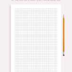 Small Grid Paper Printable, Squared Paper, Planner Inserts,  A4/A5/Letter/Half Size, Instant Download Pdf   Etsy In Small Grid Paper Printable