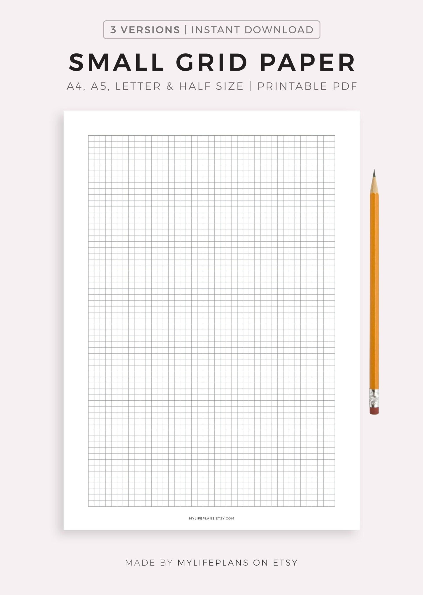 Small Graph Paper Printable | Grid Paper Printable
