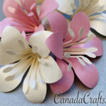 Small Paper Flower Lily Template (1291415) Throughout Printable Paper Lily Template