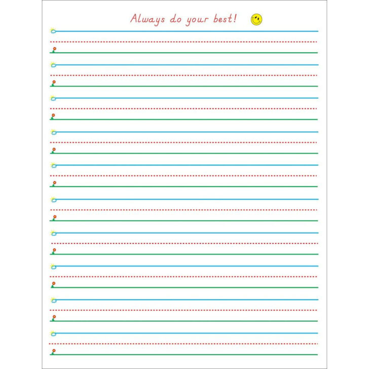 Printable Paper For Grade 1