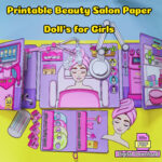 Spa Und Hautpflege, Papierpuppe, Printable Kit, Dijital Download With Spa Printable Paper