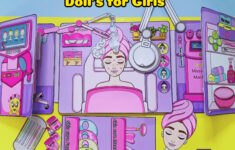 Spa Und Hautpflege, Papierpuppe, Printable Kit, Dijital Download with Spa Printable Paper