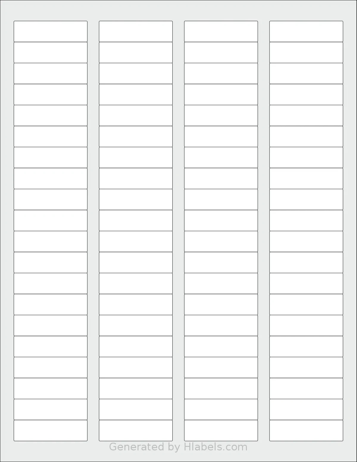 Spartanindustrial® R002 Label Template | Print Online Instantly with Label Printable Paper