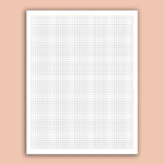 Square Grid Paper Printable Pdf Template Download Pertaining To Grid Paper Template Printable