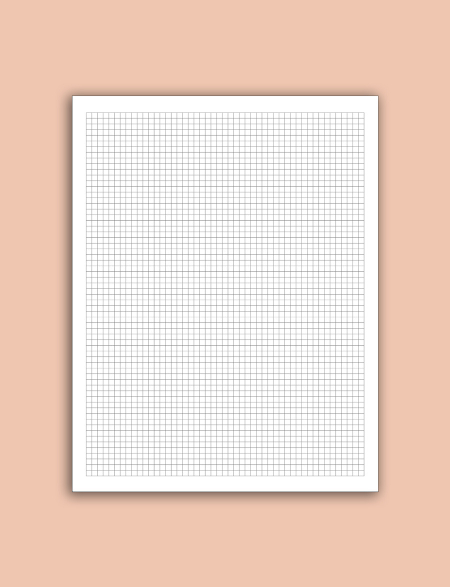 Square Grid Paper Printable Pdf Template Download pertaining to Grid Paper Template Printable