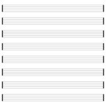Staff Paper Blank Sheet Music   10 Free Pdf Printables | Printablee Intended For Blank Staff Paper Free Printable