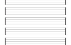 Staff Paper Blank Sheet Music - 10 Free Pdf Printables | Printablee pertaining to Music Paper Printable Free