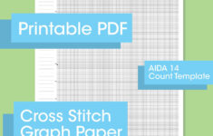 Stitch Cross Stitch Printable Cross Stitch Graph Paper | Graph regarding Printable 14 Count Graph Paper