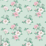 Stock Vektorgrafik „Modern Floral Seamless Pattern For Your Design Inside Floral Printable Paper