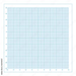 Stock Vektorgrafik „Vector Blue Metric Graph Paper With Coordinate Regarding 1 Mm Graph Paper Printable