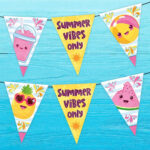 Summer Kawaii Party Pack Inside Party Printable Paper Uk