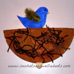 Sun Hats & Wellie Boots: Simple Paper Plate Bird Nests & Bird With Regard To Bird Nest Printable Paper