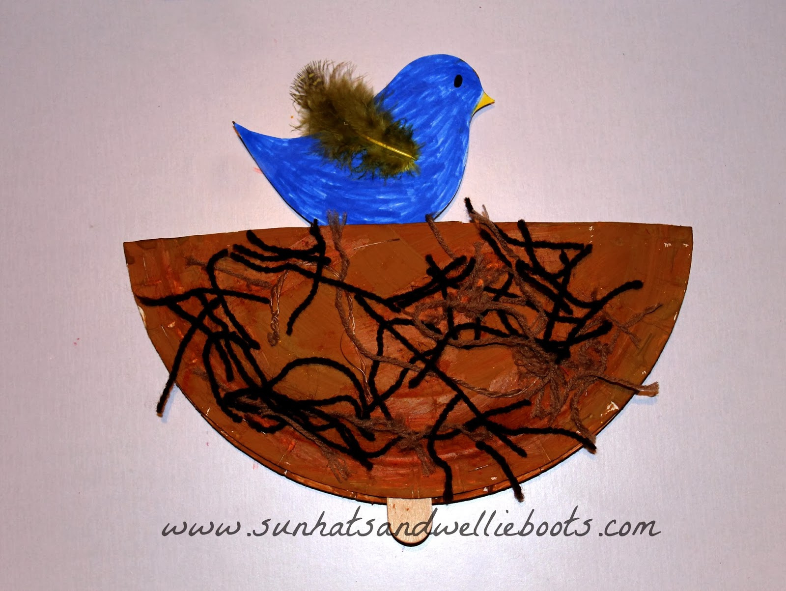 Sun Hats &amp;amp; Wellie Boots: Simple Paper Plate Bird Nests &amp;amp; Bird with regard to Bird Nest Printable Paper