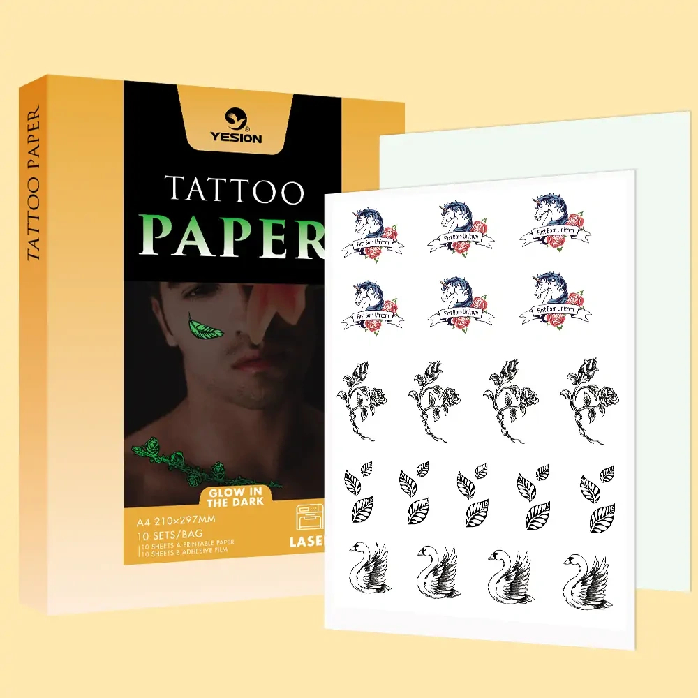 Tattoo Paper Glow In The Dark For Laser Printer - Manufacturers regarding Tattoo Printable Paper