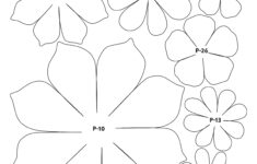 Templates regarding Downloadable Free Printable Paper Flower Templates