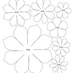 Templates Throughout Printable Paper Flowers Template