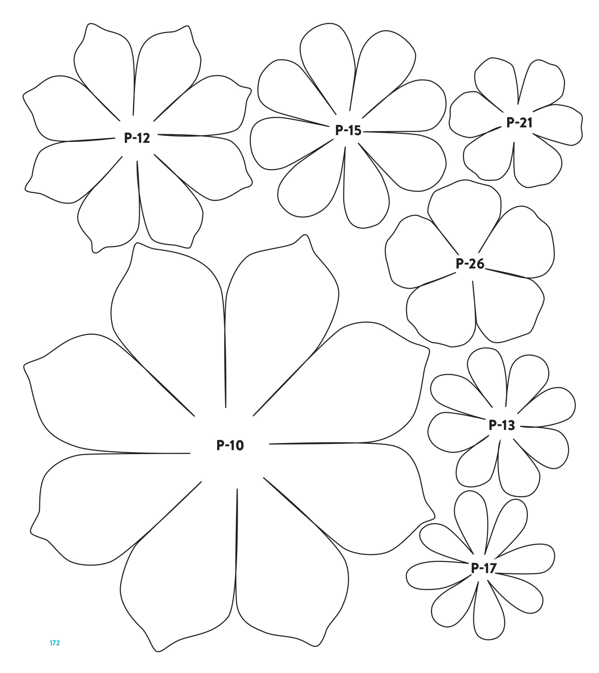 Templates with regard to Printable Paper Dahlia Template