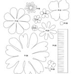 Templates Within Printable Paper Flower Template Free
