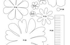 Templates within Printable Paper Flower Template Free