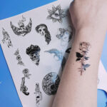 Temporary Tattoo Paper 5 Sheets   Diy Image Transfer For Skin   Inkjet &  Laser Printer   8.5X11 Inch Decal Paper Inside Temporary Tattoo Printable Paper