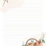 Thanksgiving Lined Paper Free Google Docs Template   Gdoc.io In Thanksgiving Printable Paper