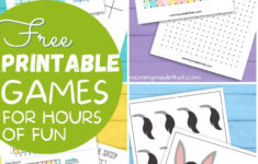 The Best Free Printable Games For Kids And Adults! with Free Printable Paper Games For Adults