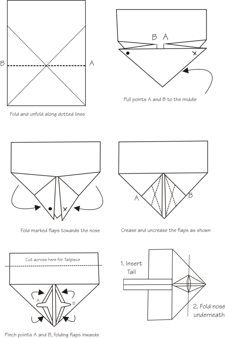 Printable Paper Airplane Designs