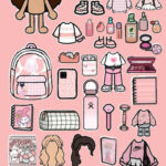 Toca Boca In 2025 | Paper Doll Template, Hello Kitty Crafts, Paper Pertaining To Toca Boca Paper Doll Printable