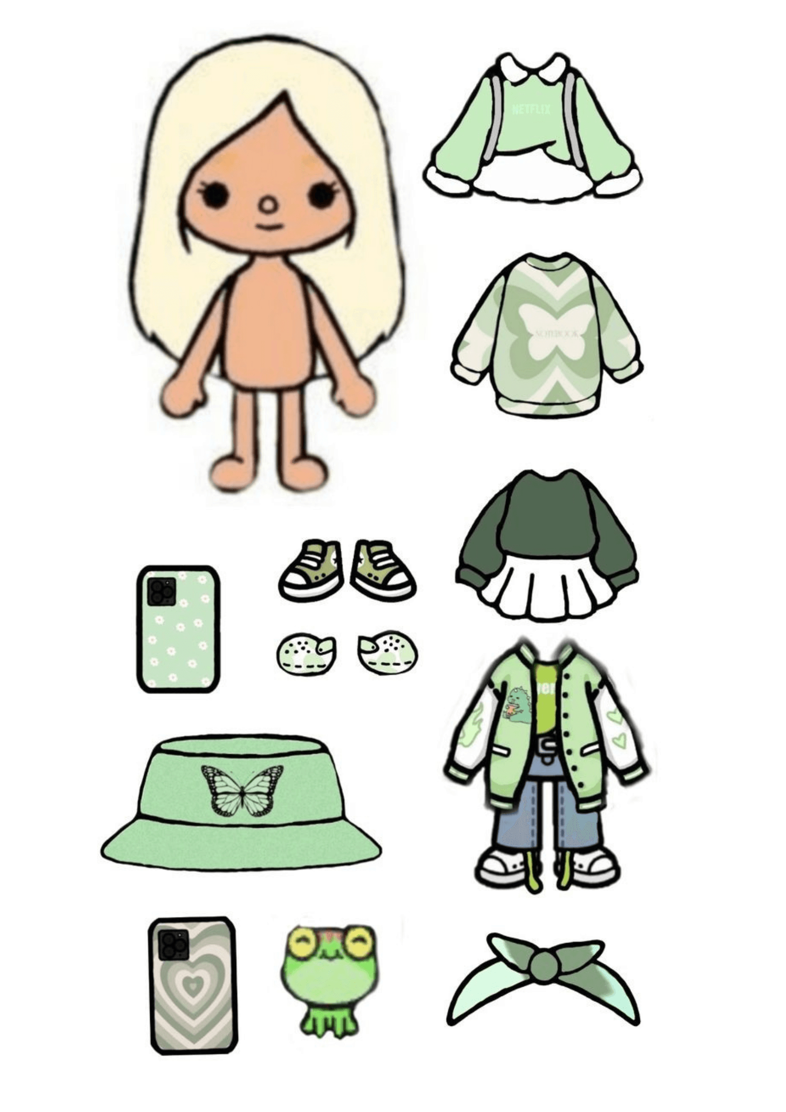Toca Boca Printable Paper Dolltrending_With_Pat - Raket.ph throughout Printable Paper Dolls Toca Boca Clothes