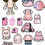 Toca Boca Within Printable Paper Dolls Toca Boca Clothes