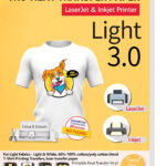 Transourdream Heat Transfer Paper For Light T Shirts   20 Sheets Inside Htv Printable Paper